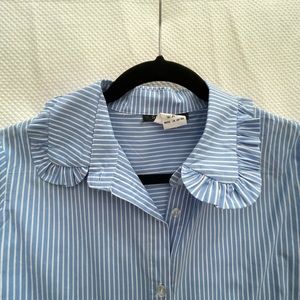 Mulberry & King shirt dress w/ruffle!